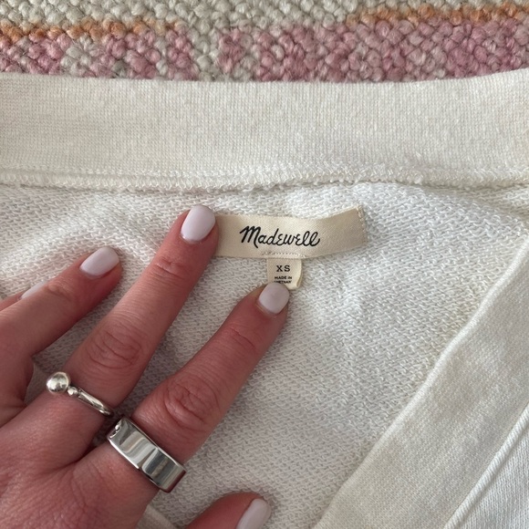 madewell hemp-cotton v-neck sweatshirt - Picture 3 of 3